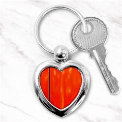 Abstract Orange Key Chains (heart)  by Modern2018