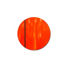 Abstract Orange Golf Ball Marker by Modern2018