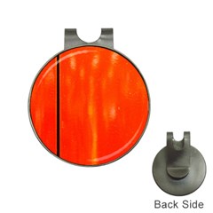 Abstract Orange Hat Clips With Golf Markers by Modern2018