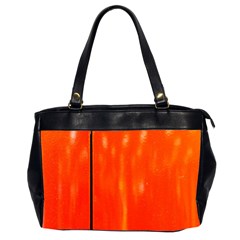 Abstract Orange Office Handbags (2 Sides) 