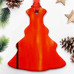 Abstract Orange Ornament (christmas Tree) 