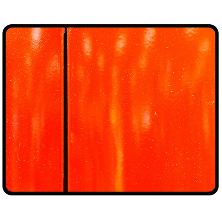 Abstract Orange Double Sided Fleece Blanket (Medium) 