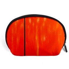 Abstract Orange Accessory Pouches (large)  by Modern2018