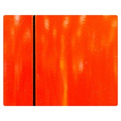 Abstract Orange Double Sided Flano Blanket (medium)  by Modern2018