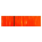 Abstract Orange Satin Scarf (Oblong) Front