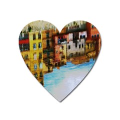 Architecture Art Blue Heart Magnet by Modern2018