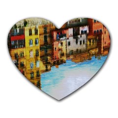 Architecture Art Blue Heart Mousepads by Modern2018