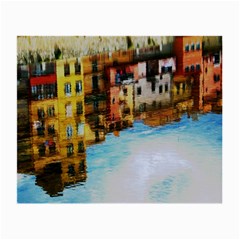 Architecture Art Blue Small Glasses Cloth (2-side)