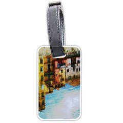 Architecture Art Blue Luggage Tags (one Side)  by Modern2018