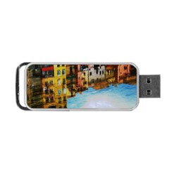 Architecture Art Blue Portable Usb Flash (one Side) by Modern2018