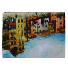 Architecture Art Blue Cosmetic Bag (xxl)  by Modern2018