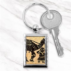 Antique Apparel Art Key Chains (rectangle)  by Modern2018