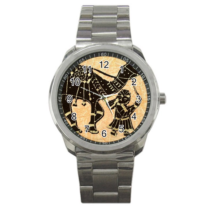 Antique Apparel Art Sport Metal Watch