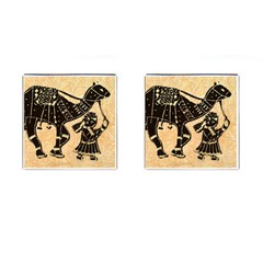 Antique Apparel Art Cufflinks (square) by Modern2018