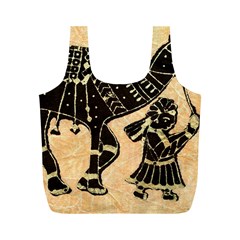 Antique Apparel Art Full Print Recycle Bags (m)  by Modern2018