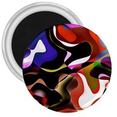 Abstract Full Colour Background 3  Magnets by Modern2018