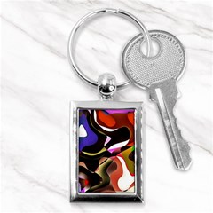 Abstract Full Colour Background Key Chains (rectangle)  by Modern2018