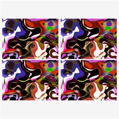 Abstract Full Colour Background Belt Buckles by Modern2018