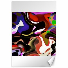 Abstract Full Colour Background Canvas 24  X 36  by Modern2018