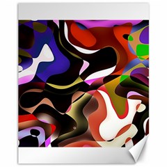 Abstract Full Colour Background Canvas 11  X 14   by Modern2018