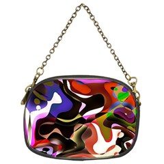 Abstract Full Colour Background Chain Purses (two Sides)  by Modern2018