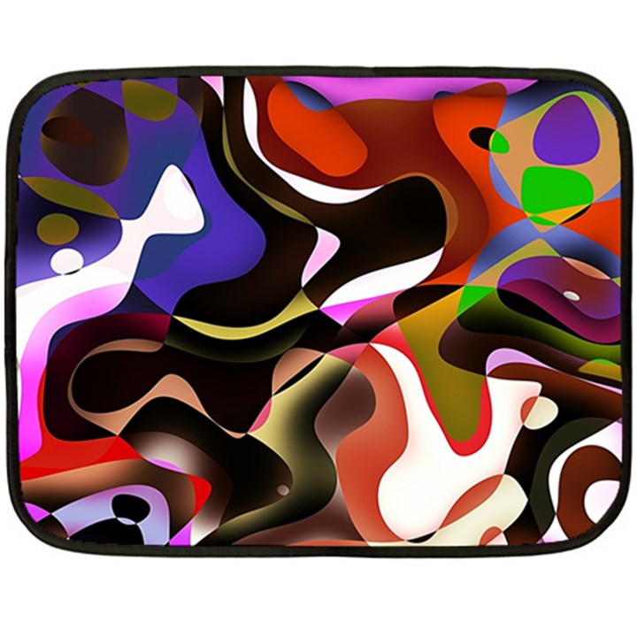 Abstract Full Colour Background Fleece Blanket (Mini)