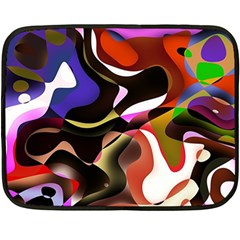 Abstract Full Colour Background Double Sided Fleece Blanket (mini)  by Modern2018