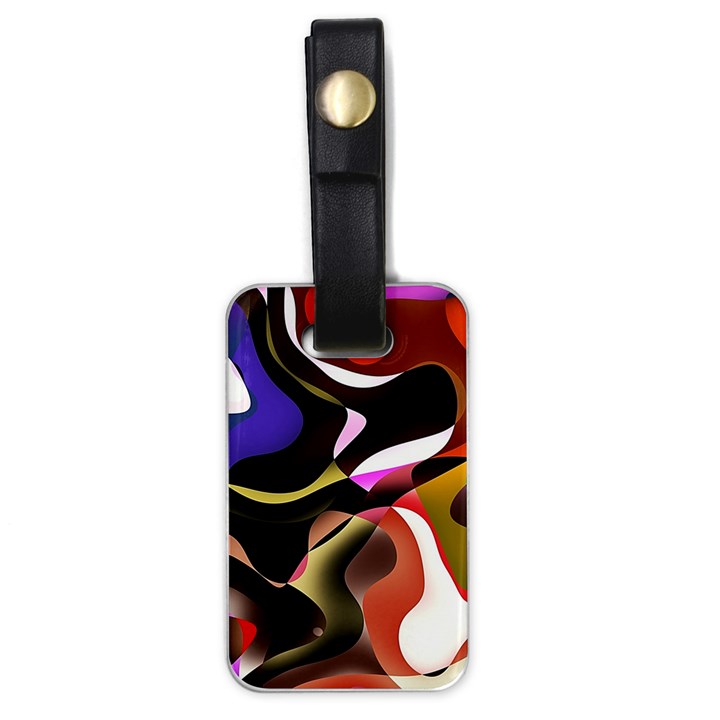 Abstract Full Colour Background Luggage Tags (One Side) 