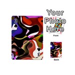 Abstract Full Colour Background Playing Cards 54 (Mini)  Front - Spade3