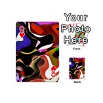 Abstract Full Colour Background Playing Cards 54 (Mini)  Front - HeartQ