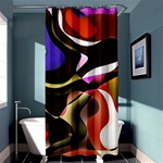 Abstract Full Colour Background Shower Curtain 36  x 72  (Stall)  Curtain(36 X72 ) - 33.26 x66.24  Curtain(36 X72 )