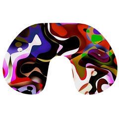 Abstract Full Colour Background Travel Neck Pillows by Modern2018