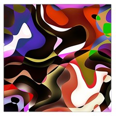 Abstract Full Colour Background Large Satin Scarf (square) by Modern2018