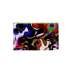 Abstract Full Colour Background Cosmetic Bag (xs) by Modern2018