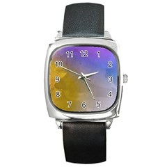 Abstract Smooth Background Square Metal Watch by Modern2018