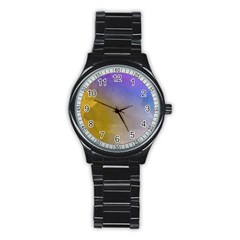 Abstract Smooth Background Stainless Steel Round Watch by Modern2018