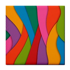 Abstract Background Colrful Tile Coasters by Modern2018