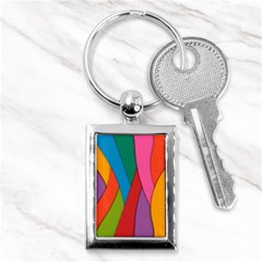 Abstract Background Colrful Key Chains (rectangle)  by Modern2018