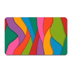 Abstract Background Colrful Magnet (rectangular) by Modern2018