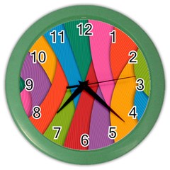 Abstract Background Colrful Color Wall Clocks by Modern2018