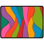 Abstract Background Colrful Fleece Blanket (Large)  80 x60  Blanket Front