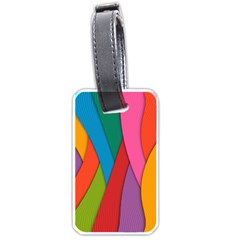 Abstract Background Colrful Luggage Tags (one Side)  by Modern2018