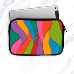 Abstract Background Colrful Apple iPad Mini Zipper Cases Front