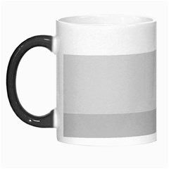 Elegant Shades Of Gray Stripes Pattern Striped Morph Mugs by yoursparklingshop