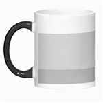 Elegant Shades Of Gray Stripes Pattern Striped Morph Mugs Left