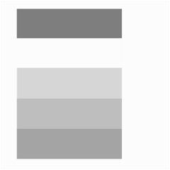 Elegant Shades Of Gray Stripes Pattern Striped Large Garden Flag (two Sides) by yoursparklingshop