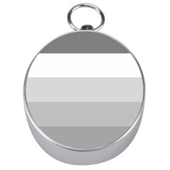 Elegant Shades Of Gray Stripes Pattern Striped Silver Compasses by yoursparklingshop