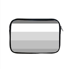 Elegant Shades Of Gray Stripes Pattern Striped Apple Macbook Pro 15  Zipper Case by yoursparklingshop