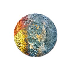 Colorful Abstract Texture  Magnet 3  (round) by dflcprints