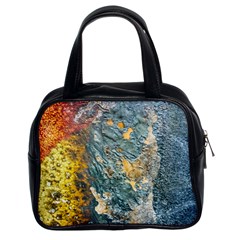 Colorful Abstract Texture  Classic Handbags (2 Sides) by dflcprints